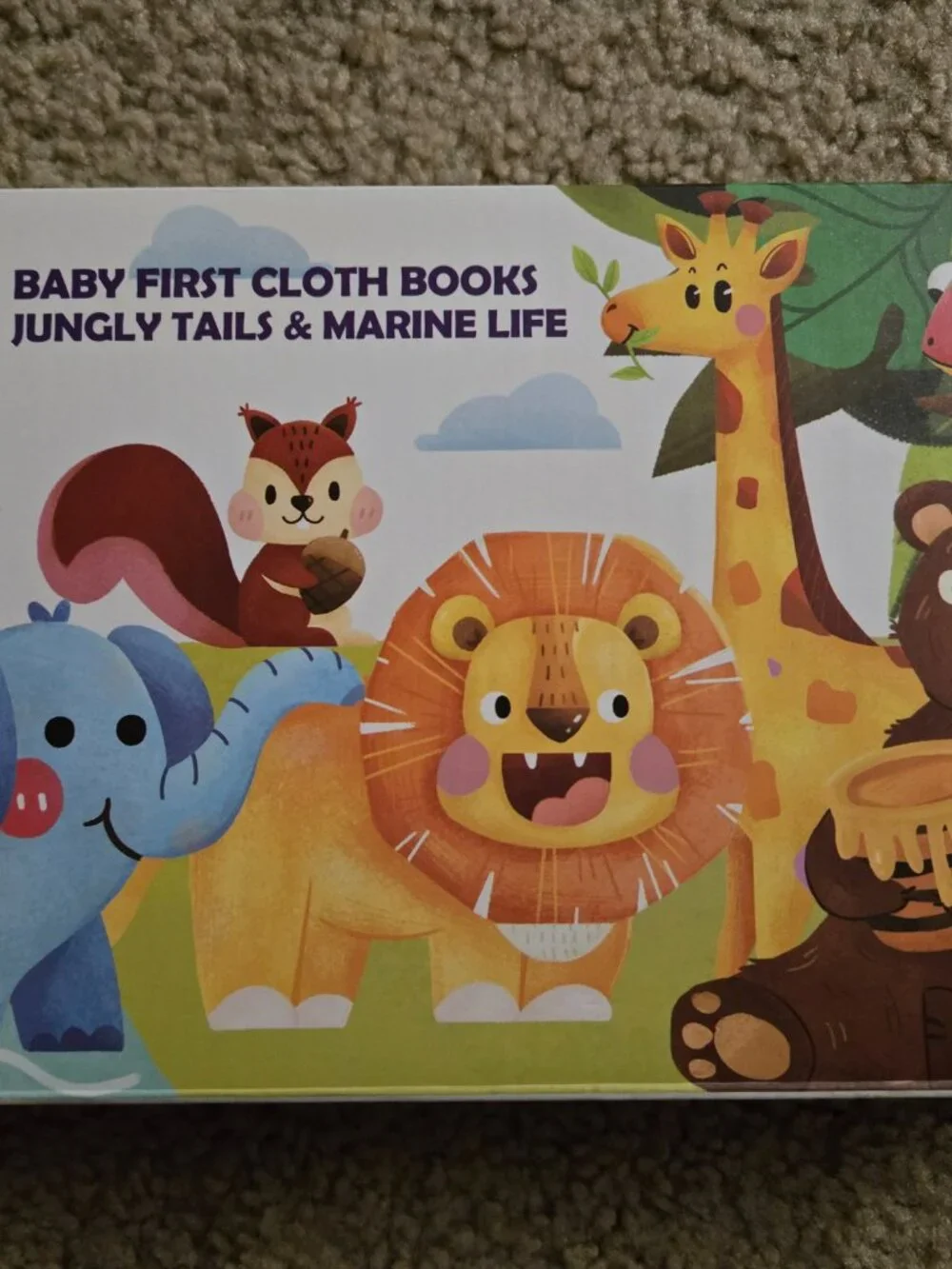 HahaLand Baby Books 0-6 Months Touch Feel First Cloth Crinkle Sensory - 2 Book